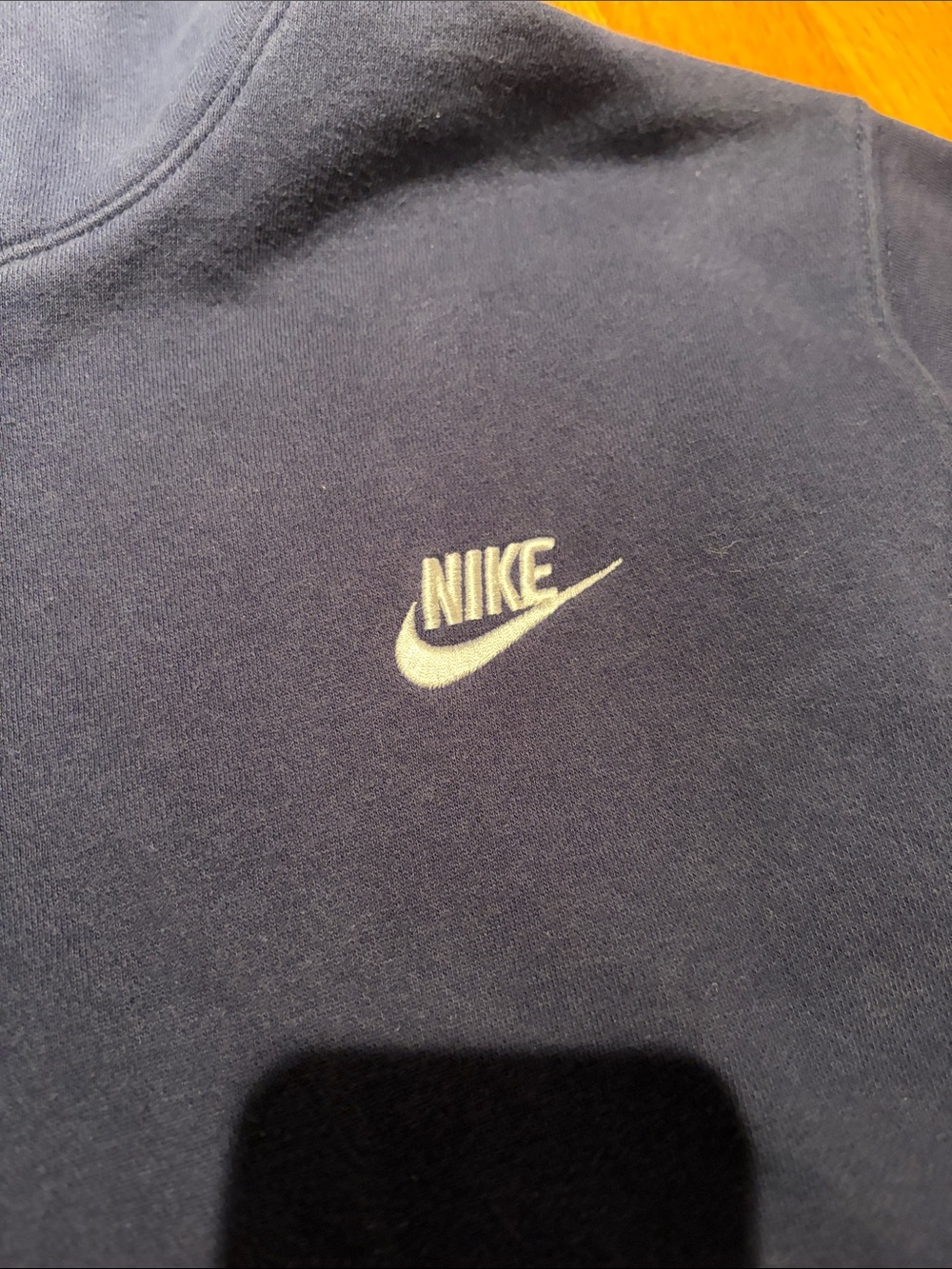 Nike Men's Dark Blue Pullover Hoodie Size Medium - Picture 2 of 4